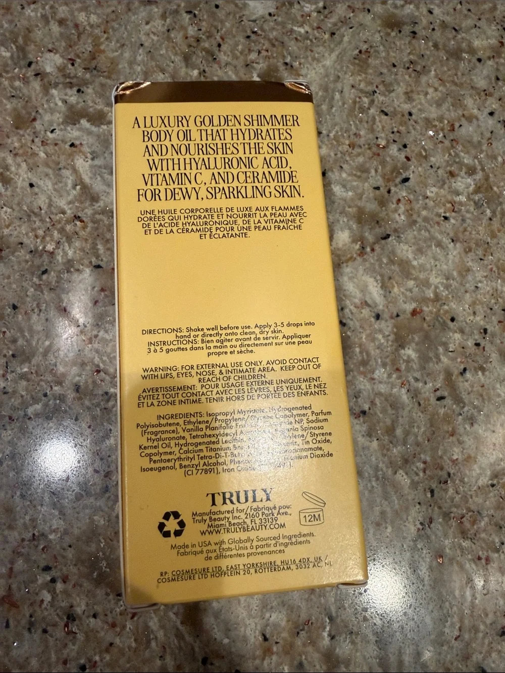 NEW Truly Golden Glaze Luxury Body Oil